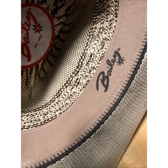 Bailey Bangora Cowboy Hat With Aztec Stitch main image 8